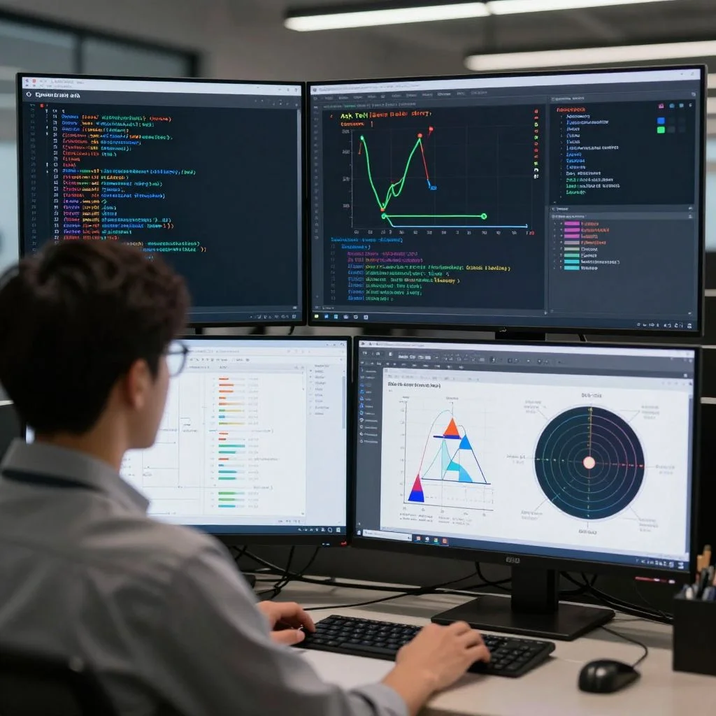 Ask/tell API architecture diagram illustrating decoupled optimization
